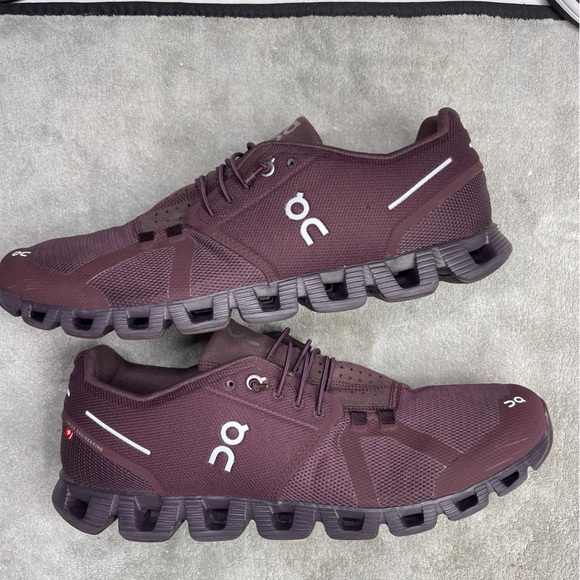 On Cloud Monochrome Shoes Size 11.5 Men's Color: Mulberry - Picture 4 of 11